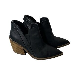 Vince Camuto Women's Gradina Stacked Heel Bootie Ankle Boot Size 8.5